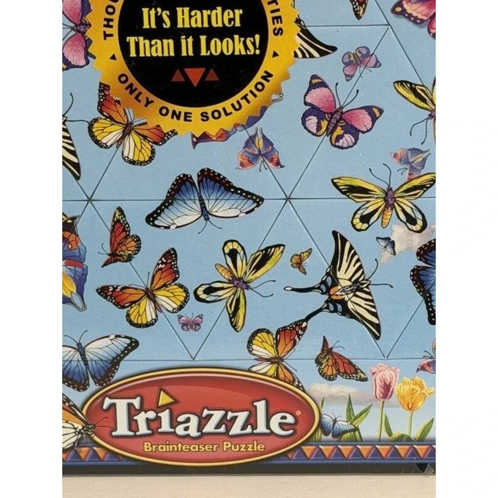 Ravensburger ThinkFun Butterfly Triazzle Brainteaser Puzzle New Sealed Package